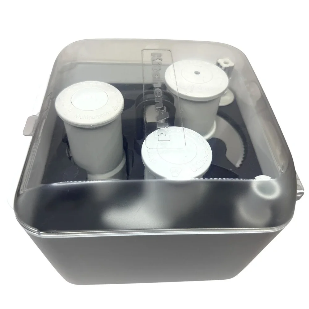 KitchenAid Food Processor Blade Storage Case Kit with Multipurpose & Dough